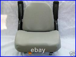 Gray High Back Seat Bunton, Bobcat, Dixie, Snapper, Toro, Exmark Zero Turn Mower #jd