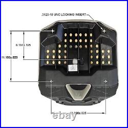 Gray Universal Lawn Mower Zero Turn Seat 16 Back 11.25x11 Mount Gray Universal Lawn Mower Zero Turn Seat 16 Back 11.25x11 Mount