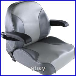 Gray Zero Turn Lawn Mower Seat Armrests Fits Toro Bobcat Dixie Exmark Bad Boy
