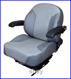 Gray Zero Turn Mower Suspension Seat Bobcat Dixie Snapper Toro Exmark Bad Boy