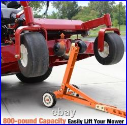 Heavy-Duty Commercial or Push Mower Jack, Lift Up to 880 lbs, Even The Zero Turn