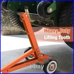 Heavy-Duty Commercial or Push Mower Jack, Lift Up to 880 lbs, Even The Zero Turn