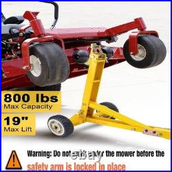 Heavy-Duty Lawn Mower Jack 800LBS Capacity, Zero Turn Mower Jack Lift Foldable