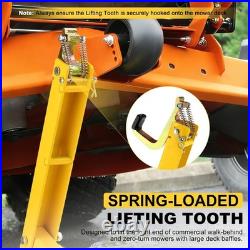 Heavy-Duty Lawn Mower Jack 800LBS Capacity, Zero Turn Mower Jack Lift Foldable