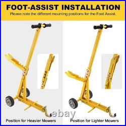 Heavy-Duty Lawn Mower Jack 800LBS Capacity, Zero Turn Mower Jack Lift Foldable