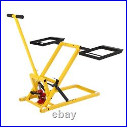 Heavy-Duty Lawn Mower Lift Jack for Tractors Zero-Turn Riding Lawn Mowers 500LBS Heavy-Duty Lawn Mower Lift Jack for Tractors Zero-Turn Riding Lawn Mowers 500LBS