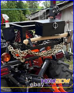 Heavy Duty Tractor ToolBox Tractor Basket for Tractor Zero Turn Mower with Accs