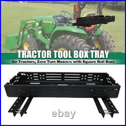 Heavy Duty Tractor Tool Box Universal Basket for Tractor and Zero Turn Mower Heavy Duty Tractor Tool Box Universal Basket for Tractor and Zero Turn Mower