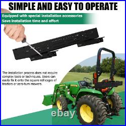 Heavy Duty Tractor Tool Box Universal Basket for Tractor and Zero Turn Mower Heavy Duty Tractor Tool Box Universal Basket for Tractor and Zero Turn Mower