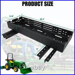 Heavy Duty Tractor Tool Box Universal Basket for Tractor and Zero Turn Mower Heavy Duty Tractor Tool Box Universal Basket for Tractor and Zero Turn Mower