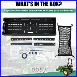 Heavy Duty Tractor Tool Box Universal Basket for Tractor and Zero Turn Mower Heavy Duty Tractor Tool Box Universal Basket for Tractor and Zero Turn Mower