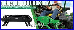 Heavy Duty Tractor Tool Box Universal Basket for Tractor and Zero Turn Mower Heavy Duty Tractor Tool Box Universal Basket for Tractor and Zero Turn Mower