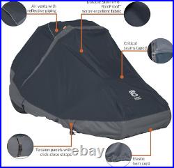 Heavy-Duty Zero Turn Mower Cover Protects Against Rain & Snow, Fits 60 Decks Heavy-Duty Zero Turn Mower Cover Protects Against Rain & Snow, Fits 60 Decks