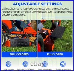 Hustler, Kubota, Scag Mower Chute Blocker