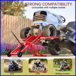 HydraulicLawn Mower Lift Jack 500 lbs Capacity for Tractors and Zero Turn Lawn