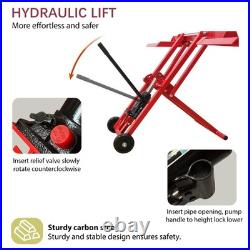 HydraulicLawn Mower Lift Jack 500 lbs Capacity for Tractors and Zero Turn Lawn