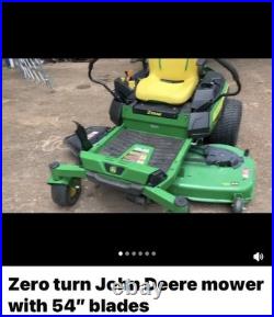 John Deer Zero Turn Lawn Mower, Bought New 2years Ago, Used 3 Times