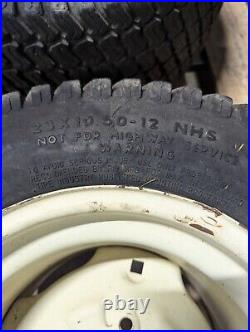 KUBOTA ZG20 Zero Turn Mower Rear Drive Tires/Rims QTY. 2. 23x10.50x12