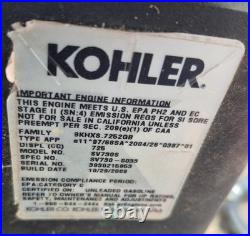 Kohler Courage 25 HP Engine Good Working Condition SV730S 565 Hours