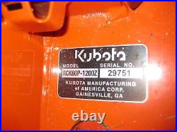 Kubota ZD1211 Zero Turn Lawn Mower 60 Diesel