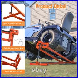 LZBEITEM Lawn Mower Lift Jack 882 lbs Capacity for Tractors and Zero Turn Lawn LZBEITEM Lawn Mower Lift Jack 882 lbs Capacity for Tractors and Zero Turn Lawn