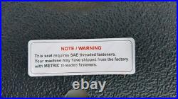 Lawn Garden Mower SEAT BLACK for Country Clipper Zero Turn Mower H-2393 H-2229