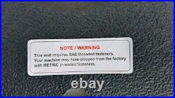 Lawn Garden Mower SEAT BLACK for TORO Time Cutter Machines Zero Turn LGT100BL