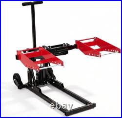 Lawn Mower Hydraulic Lift Jack with Straps for Zero Turn Mowers 550LB Heavy Duty