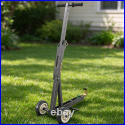 Lawn Mower Jack 800LBS Capacity, Zero Turn Mower Jack Lift Foldable Heavy-Duty