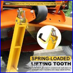 Lawn Mower Jack 800LBS Capacity, Zero Turn Mower Jack Lift Foldable Heavy-Duty