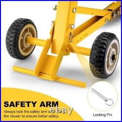Lawn Mower Jack 800LBS Capacity, Zero Turn Mower Jack Lift Foldable Heavy-Duty Lawn Mower Jack 800LBS Capacity, Zero Turn Mower Jack Lift Foldable Heavy-Duty