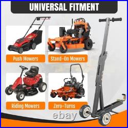 Lawn Mower Jack, 800 lb Capacity Zero-Turn Mower Lift, Gray