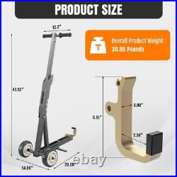 Lawn Mower Jack, 800 lb Capacity Zero-Turn Mower Lift, Gray