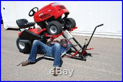 Lawn Mower Jack Lift Heavy 500lb Capacity Hydraulic ATV Zero Turn Riding Tractor