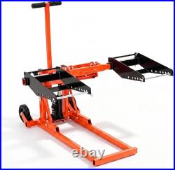 Lawn Mower Lift Jack Hydraulic Adjustable Zero Turn with Strap 550lb Tractor ATV