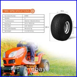 Lawn Mower Tires 20x8-8 Lawn Tractor Tires 2-Pack S-Turf Pneumatic Tires