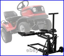 Lawn mower lift jack with hydraulic jack, suitable for tractor lawn mower