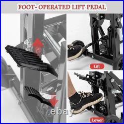 Lawn mower lift jack with hydraulic jack, suitable for tractor lawn mower