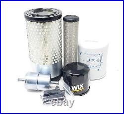 Maintenance Filter Kit Compatible with Kubota ZG227 Zero-Turn Mower withKGZ770