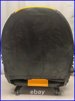 New Factory Cub Cadet Black And Yellow Zero Turn Lawn Mower Seat with Arm Rests