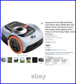 New Sealed Segway Navimow i206 AWD Wire-Free Robotic Lawn Mower GPS N- 0.15 Acre