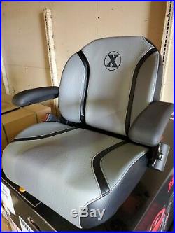 New Seat With Belt & Arm Rests Off Of Exmark Zero Turn Radius (126-8290)