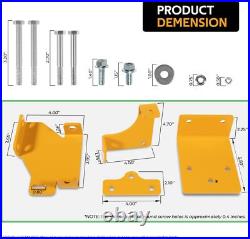 New Upgraded 125255 Hydro Transmission Brackets Kit for Hustler Zero-Turn Mower