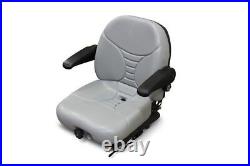 OEM Ariens Max Zoom Zero Turn Mower Seat, Suspension, Light Gray Part# 03947200