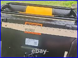 OEM Cub Cadet Seat Yellow Black Zero Turn Mower 4 bolt METAL FRAME Armrests ZT