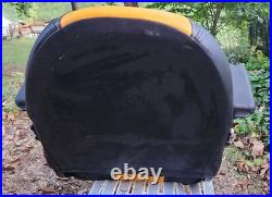 OEM Cub Cadet Seat Yellow Black Zero Turn Mower 4 bolt METAL FRAME Armrests ZT