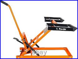 PL5550 Lawn Mower Lift with Hydraulic Jack 550 Lbs Capacity, Orange