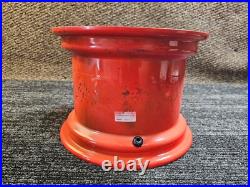 (QTY 1) OTR 4R49P Orange Wheel Rim 12x8.5 4x100 for Zero Turn Ride-On Mower