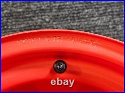 (QTY 1) OTR 4R49P Orange Wheel Rim 12x8.5 4x100 for Zero Turn Ride-On Mower