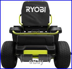 RYOBI 42 in 100 Ah Battery Electric Zero Turn Riding Mower Residential Stamped